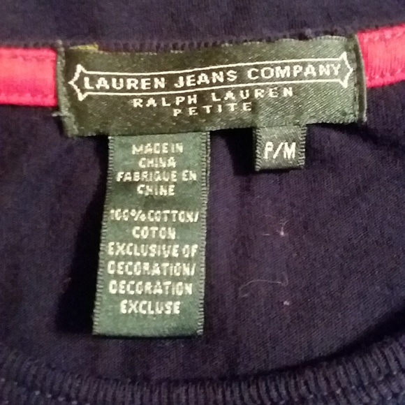 RALPH  LAUREN Tee size PM - Picture 6 of 6